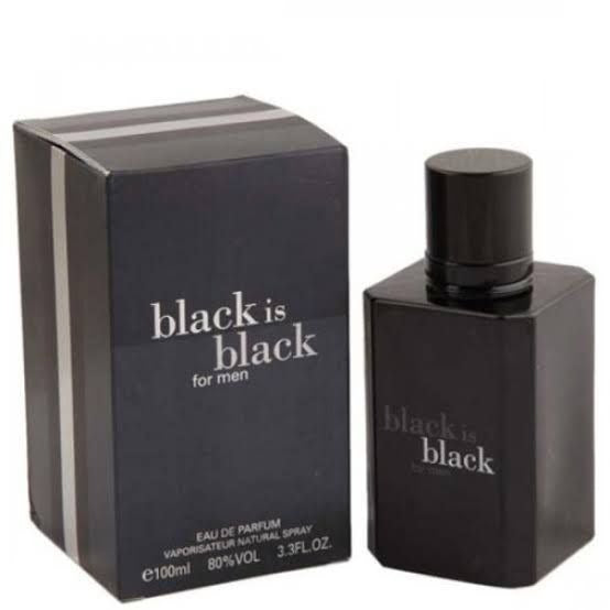 Black is black perfume for men