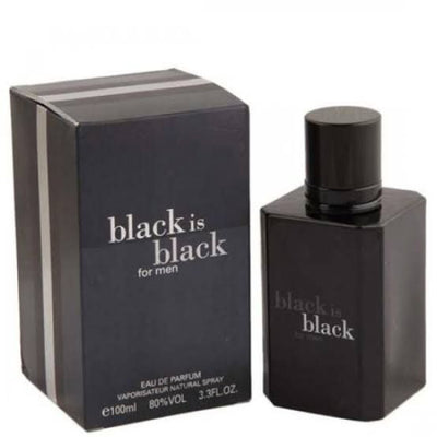 Black is black perfume for men
