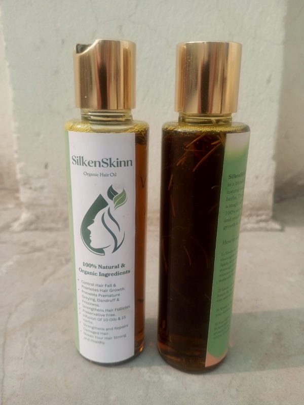 Silkenskin organic hair oil